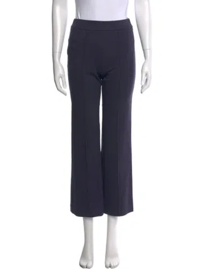 Pre-owned Staud Wide Leg Pants In Black