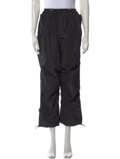 Pre-owned Staud Wide Leg Pants In Black