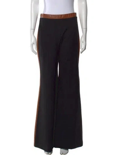 Pre-owned Staud Wide Leg Pants In Black