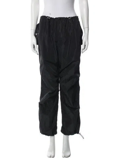 Pre-owned Staud Wide Leg Pants In Black