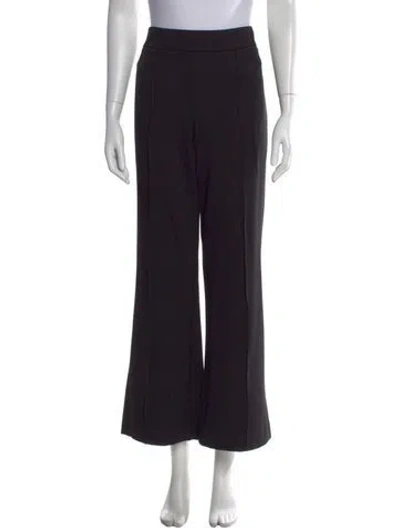 Pre-owned Staud Wide Leg Pants In Black
