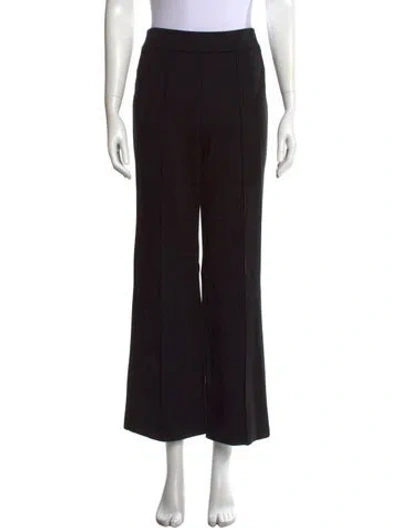 Pre-owned Staud Wide Leg Pants In Black