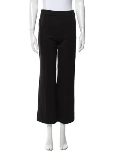 Pre-owned Staud Wide Leg Pants In Black