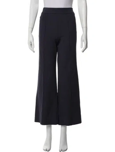 Pre-owned Staud Wide Leg Pants In Black