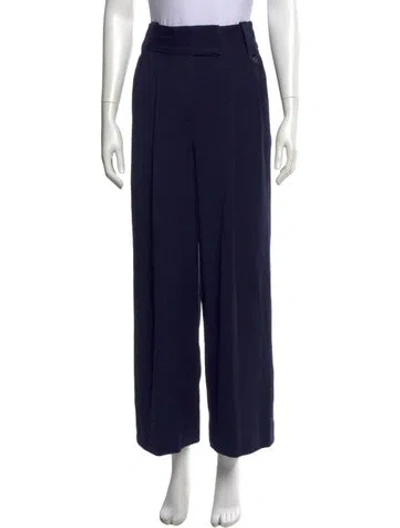 Pre-owned Staud Wide Leg Pants In Blue