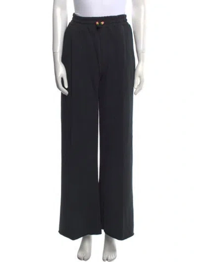 Pre-owned Staud Wide Leg Pants In Blue
