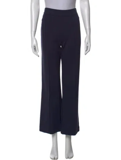 Pre-owned Staud Wide Leg Pants In Blue