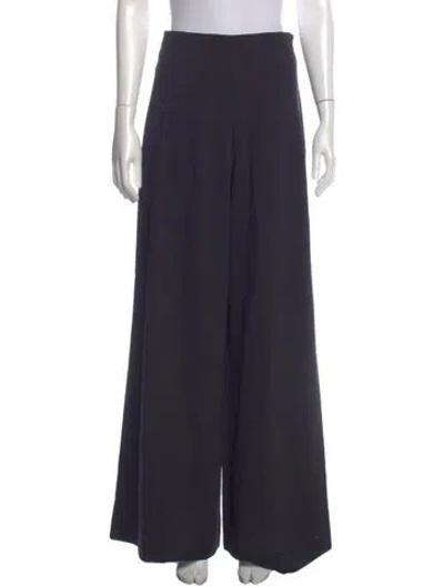 Pre-owned Staud Wide Leg Pants In Blue