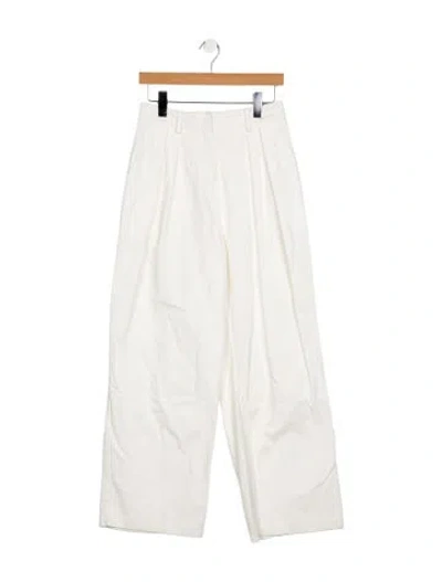 Pre-owned Staud Wide Leg Pants In Blue