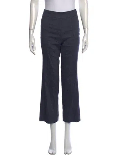 Pre-owned Staud Wide Leg Pants In Blue