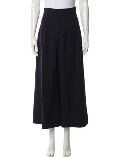 Pre-owned Staud Wide Leg Pants In Blue