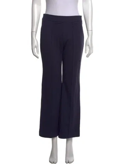 Pre-owned Staud Wide Leg Pants In Blue
