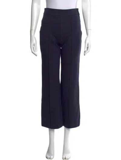 Pre-owned Staud Wide Leg Pants In Blue
