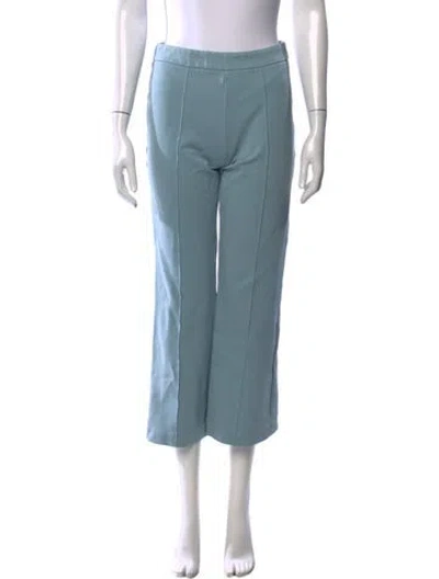 Pre-owned Staud Wide Leg Pants In Blue