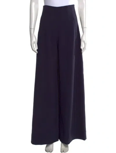 Pre-owned Staud Wide Leg Pants In Blue