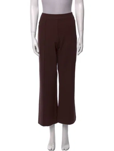 Pre-owned Staud Wide Leg Pants In Brown