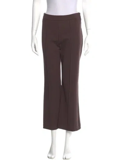 Pre-owned Staud Wide Leg Pants In Brown
