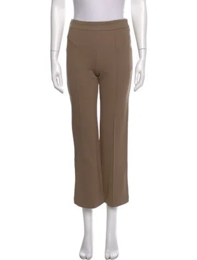 Pre-owned Staud Wide Leg Pants In Brown