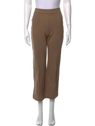 Pre-owned Staud Wide Leg Pants In Brown