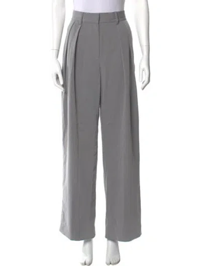 Pre-owned Staud Wide Leg Pants In Gray