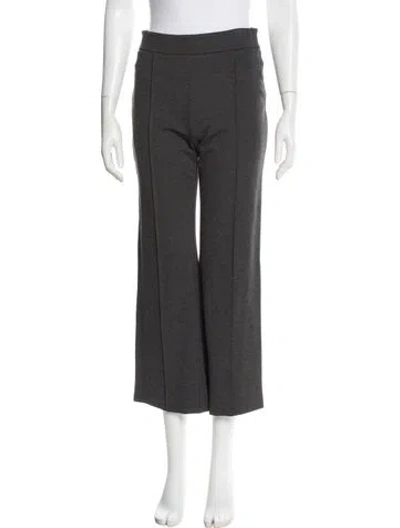 Pre-owned Staud Wide Leg Pants In Gray