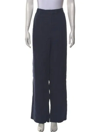 Pre-owned Staud Wide Leg Pants In Gray
