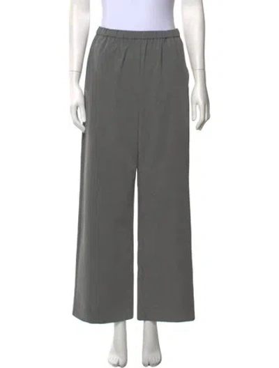 Pre-owned Staud Wide Leg Pants In Grey