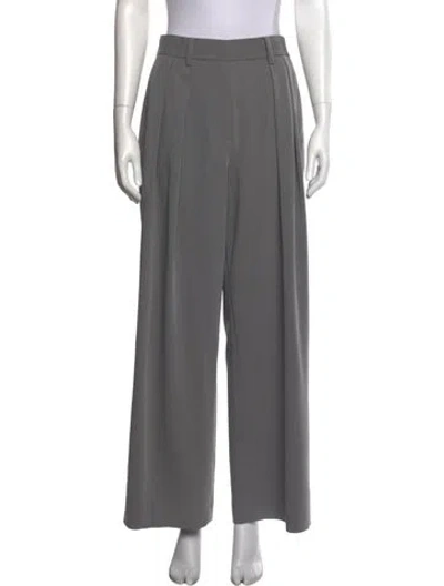 Pre-owned Staud Wide Leg Pants In Grey