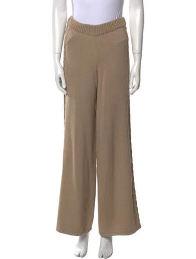 Pre-owned Staud Wide Leg Pants In Neutral