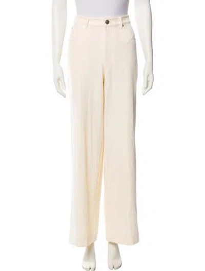 Pre-owned Staud Wide Leg Pants In Neutral
