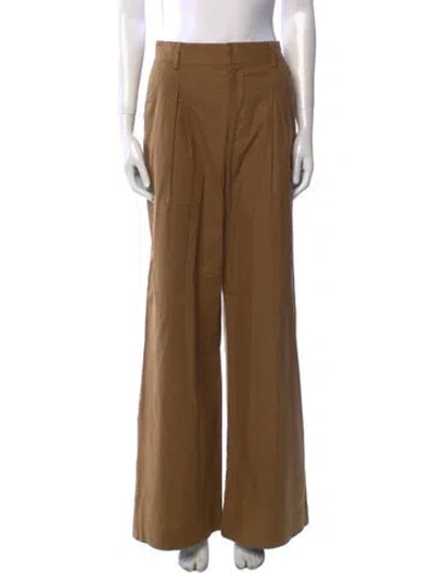 Pre-owned Staud Wide Leg Pants In Neutral