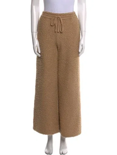 Pre-owned Staud Wide Leg Pants In Neutral
