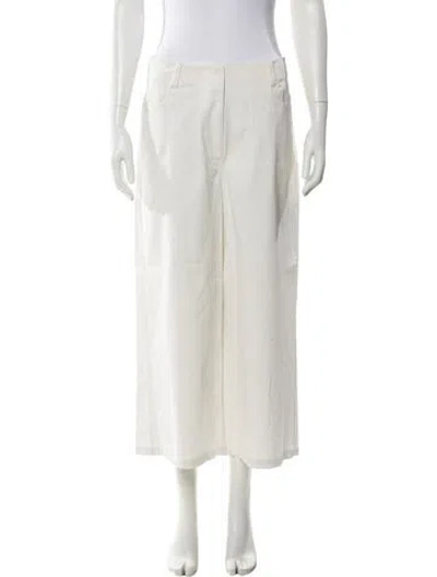 Pre-owned Staud Wide Leg Pants In Neutral