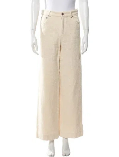 Pre-owned Staud Wide Leg Pants In Neutral