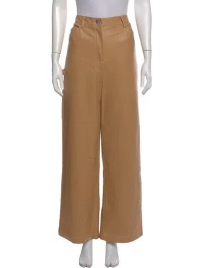Pre-owned Staud Wide Leg Pants In Neutral