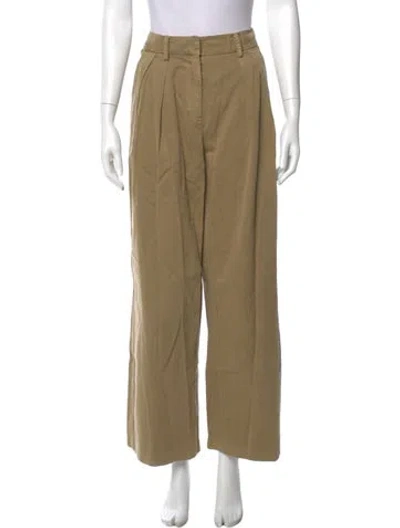 Pre-owned Staud Wide Leg Pants In Neutral
