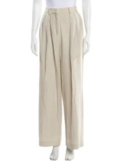 Pre-owned Staud Wide Leg Pants In Neutral