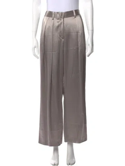 Pre-owned Staud Wide Leg Pants In Neutral