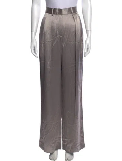 Pre-owned Staud Wide Leg Pants In Neutral
