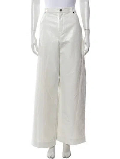 Pre-owned Staud Wide Leg Pants In Neutral