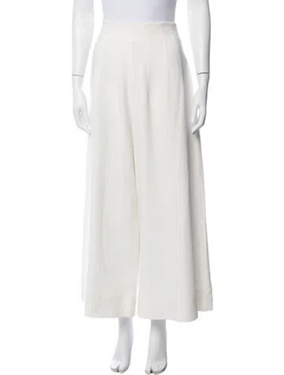 Pre-owned Staud Wide Leg Pants In Neutrals