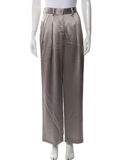 Pre-owned Staud Wide Leg Pants In Neutrals