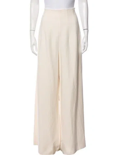 Pre-owned Staud Wide Leg Pants In Neutrals
