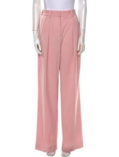 Pre-owned Staud Wide Leg Pants In Pink