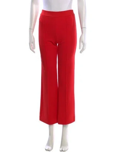 Pre-owned Staud Wide Leg Pants In Red