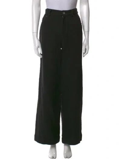 Pre-owned Staud Wide Leg Pants W/ Tags In Black