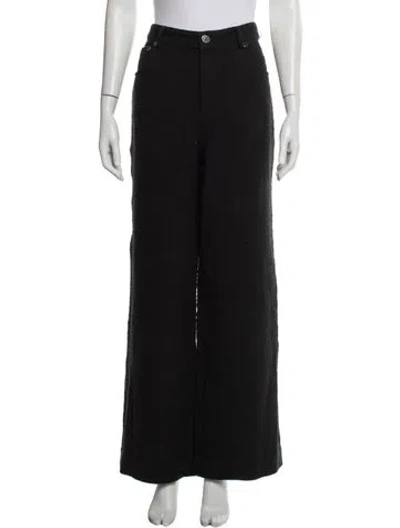 Pre-owned Staud Wide Leg Pants W/ Tags In Black