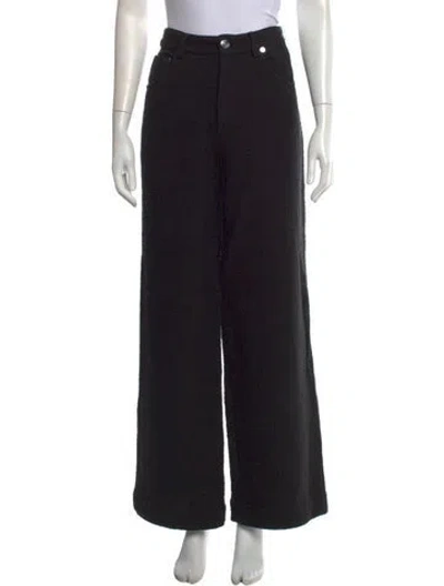 Pre-owned Staud Wide Leg Pants W/ Tags In Black