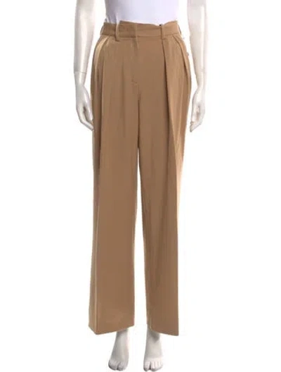 Pre-owned Staud Wide Leg Pants W/ Tags In Neutral