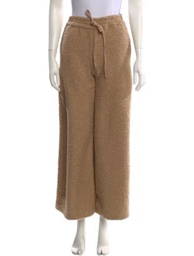 Pre-owned Staud Wide Leg Pants W/ Tags In Neutral